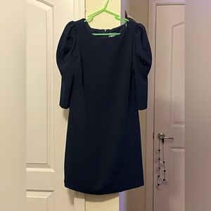 NWOT Vince Camuto Navy Blue Long Sleeved Dress